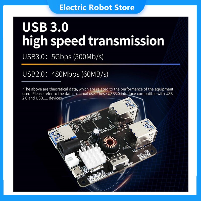 USB  3.0 Ƽ USB й ũ   Ǵ 󽺺  Jetson Ros κ    9-24V  4 USB Ʈ